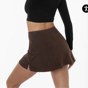 Brown Los Angeles Apparel Skort